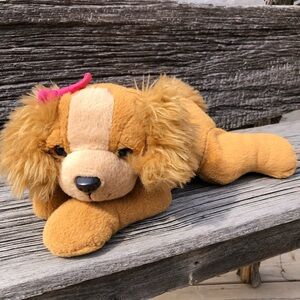 Mattel Barbie Glam Girl talking dog plush with sound interactive stuffed animal